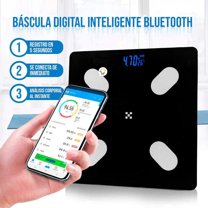 Bascula Smart | Báscula Inteligente con Bluetooth💪📱