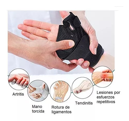 Muñequera de Compresión con Soporte de Pulgar para Artritis, Túnel Carpiano y Tendinitis💊